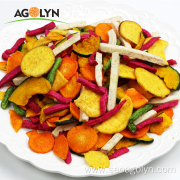 Healthy Low Temperature VF Dried Mixed Vegetables Chips